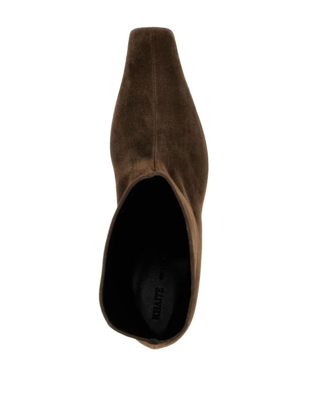 Khaite Brown Chic Ankle Boots For