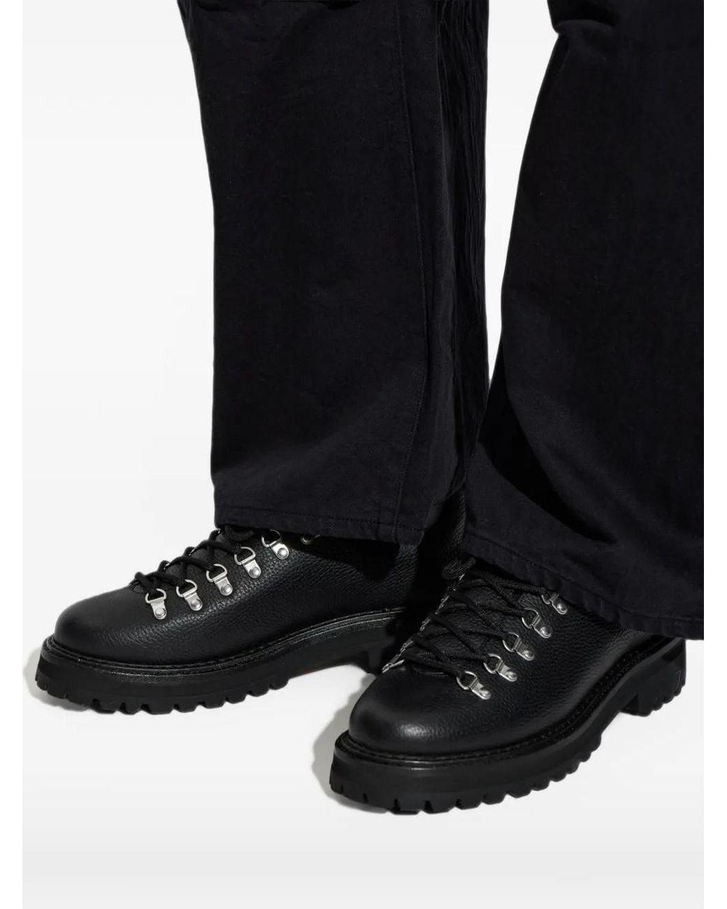 G.H.BASS Black Mason Hiker Boots for men