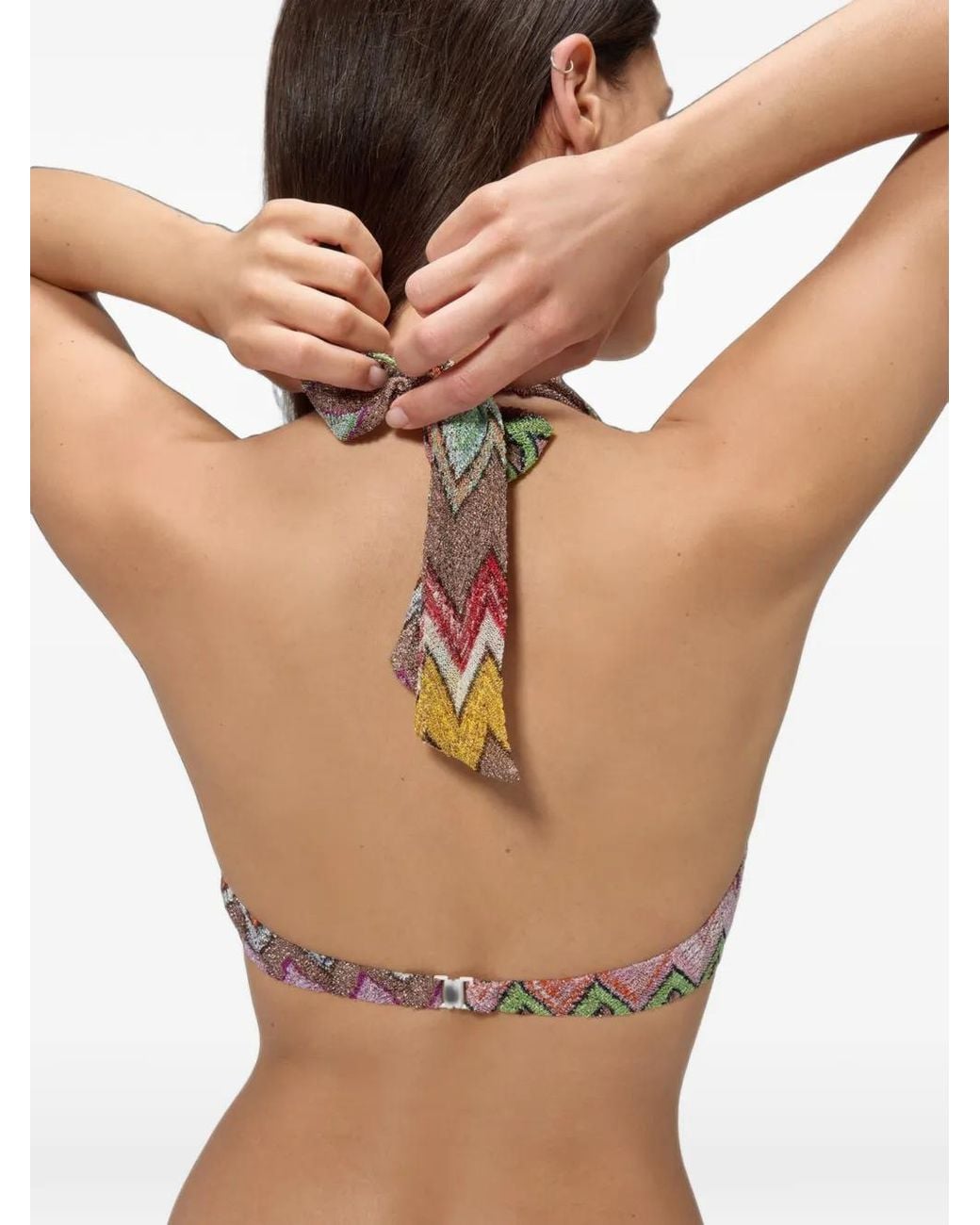 Missoni White Zig Zag Bikini Set