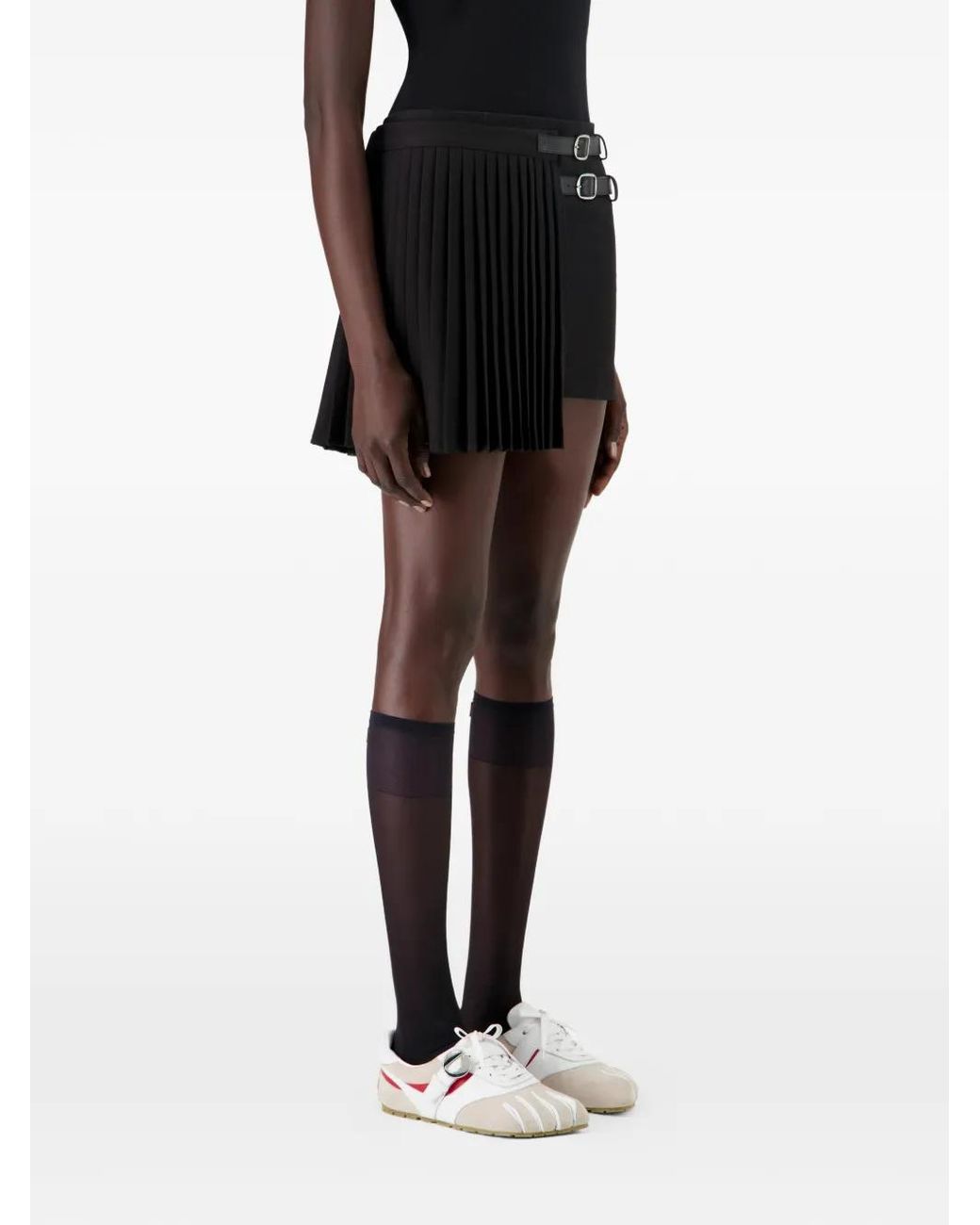 Coperni White 5T Split-Toe Leather Sneakers