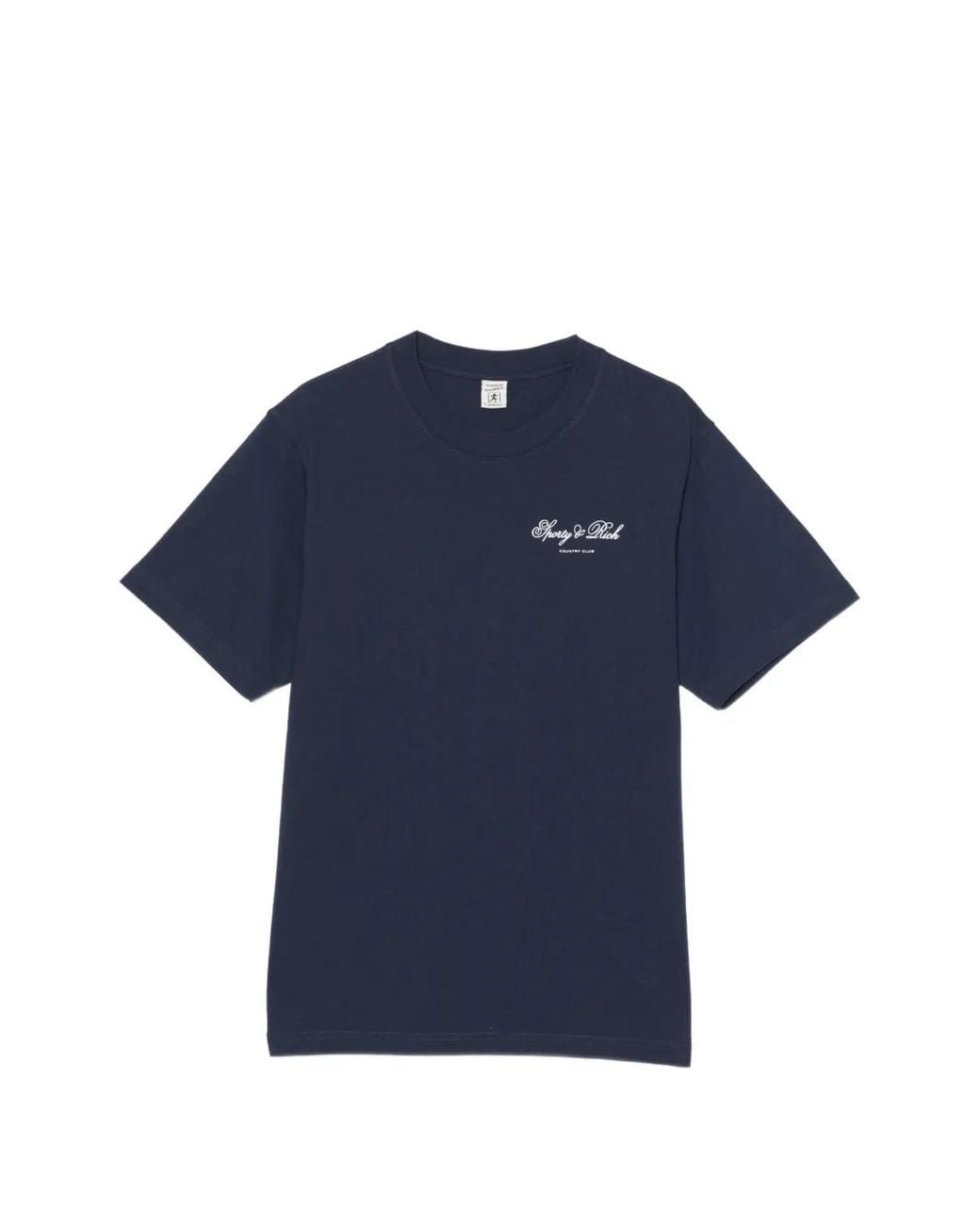 Sporty & Rich Blue Club Script T-Shirt