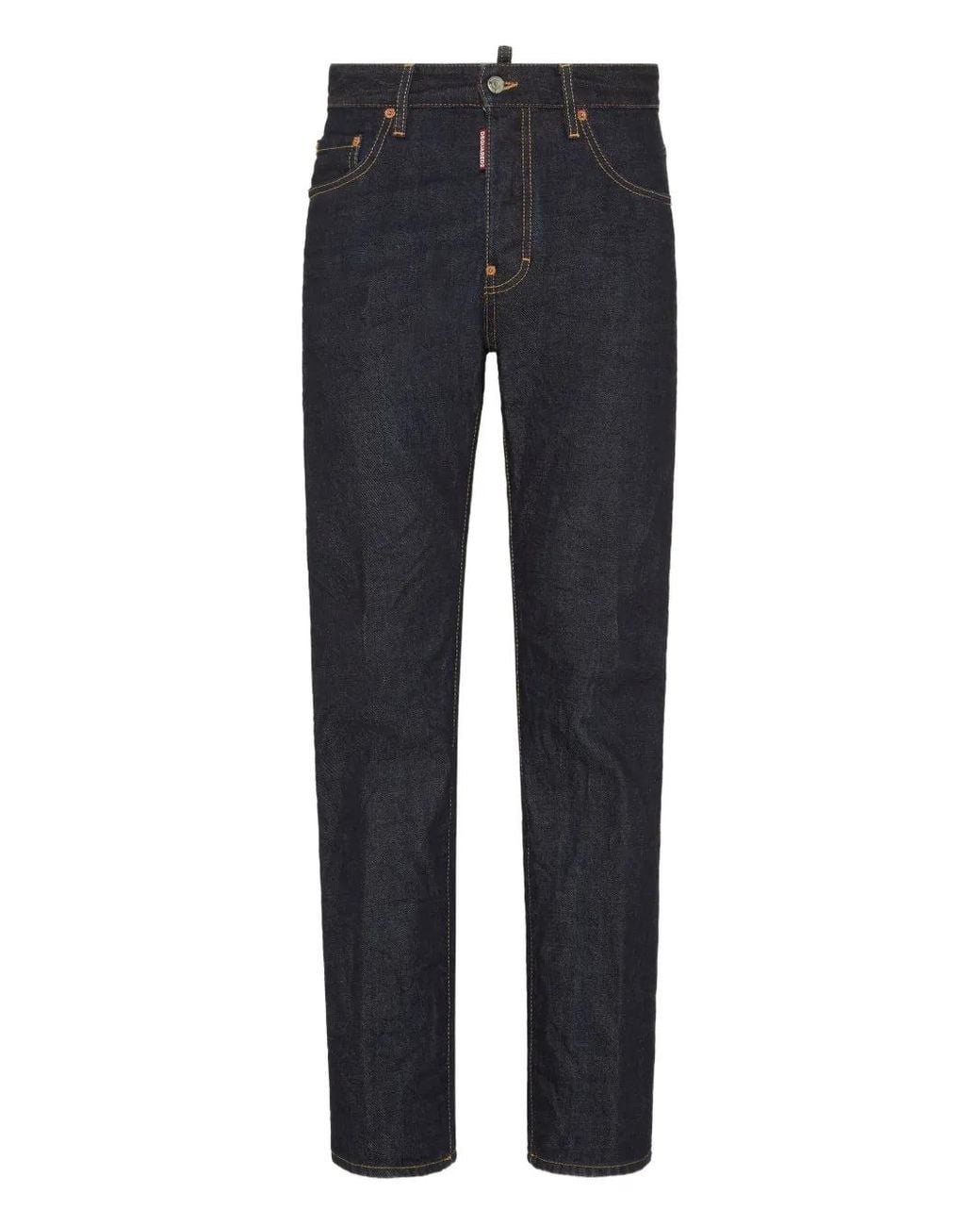 DSquared² Blue Logo-Patch Jeans for men