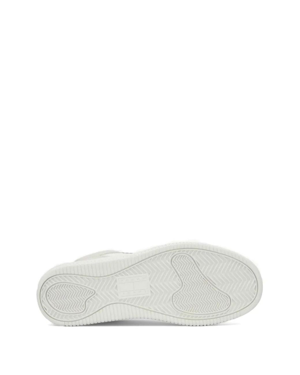 Tommy Hilfiger White Logo-Patch Sneakers