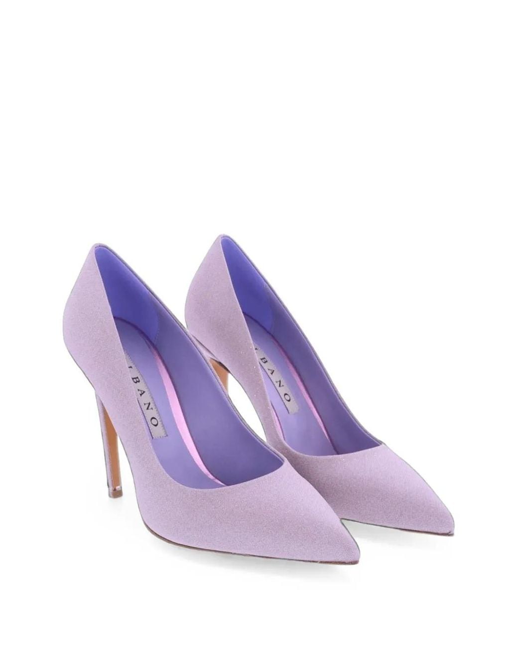 Albano Purple Pointed-Toe Pumps