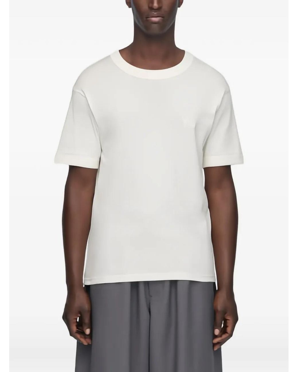 Y-3 White Slim Short Sleeve T-Shirt