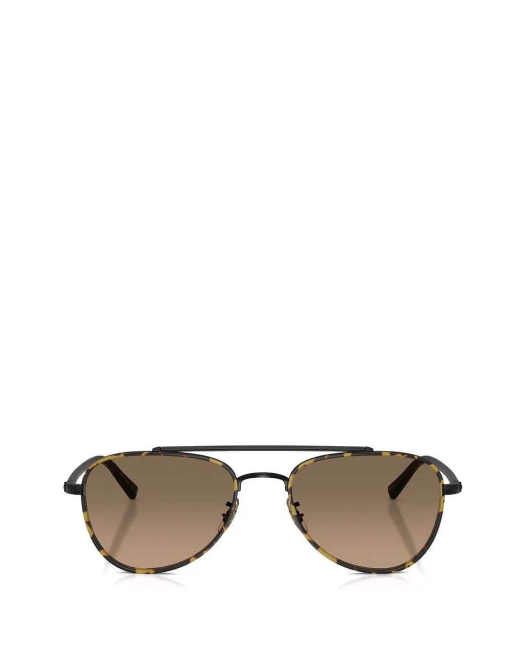 Oliver Peoples Brown Pilot Browline Sunglasses