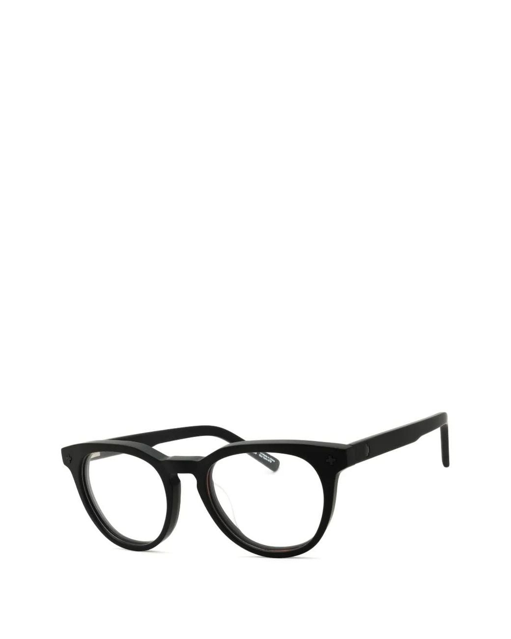 Spy Black Kaden Round-Frame Glasses
