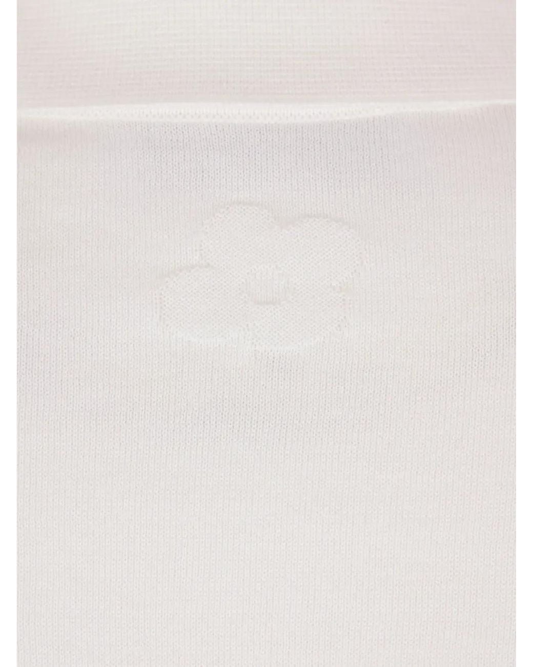 Lardini White Buttoned Polo Shirt for men