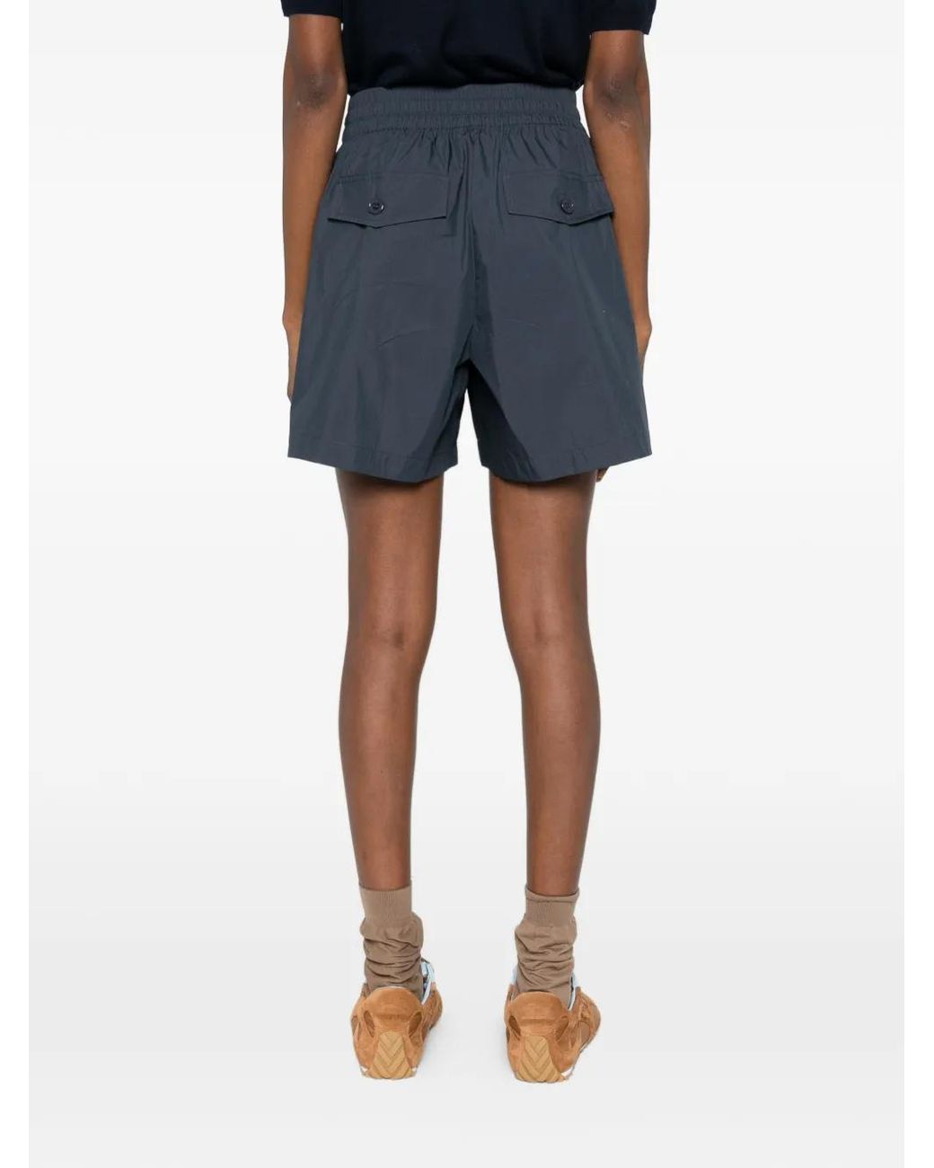 P.A.R.O.S.H. Blue Drawstring Shorts