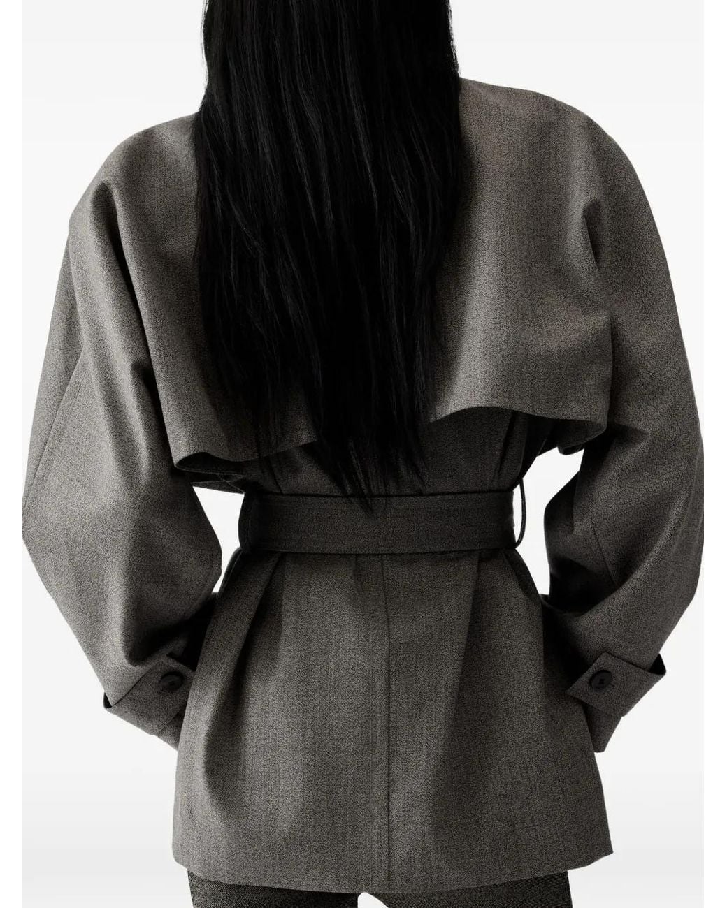 Jacquemus Gray The Boléro Peacoat