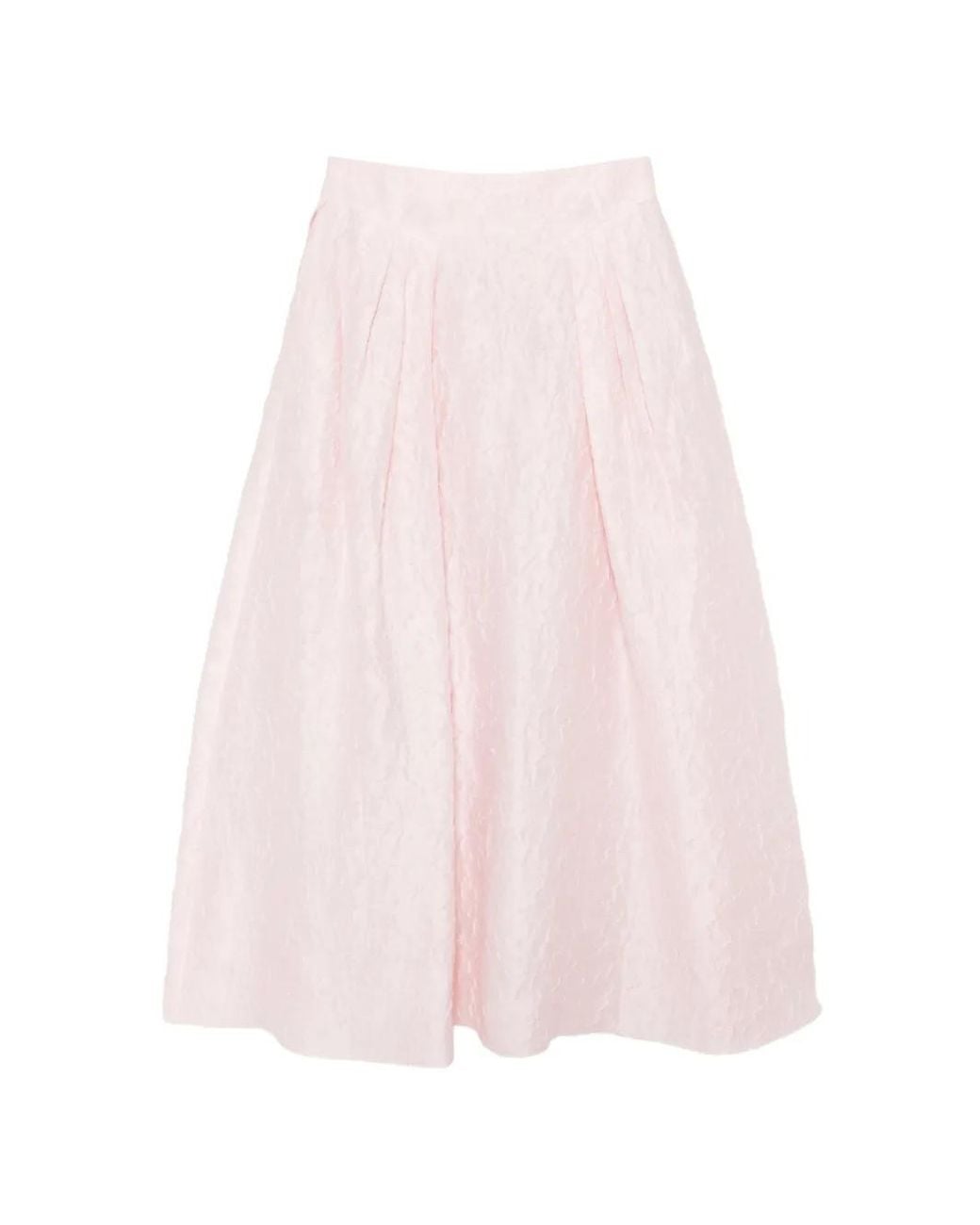 Shiatzy Chen Pink Jacquarded Skirt