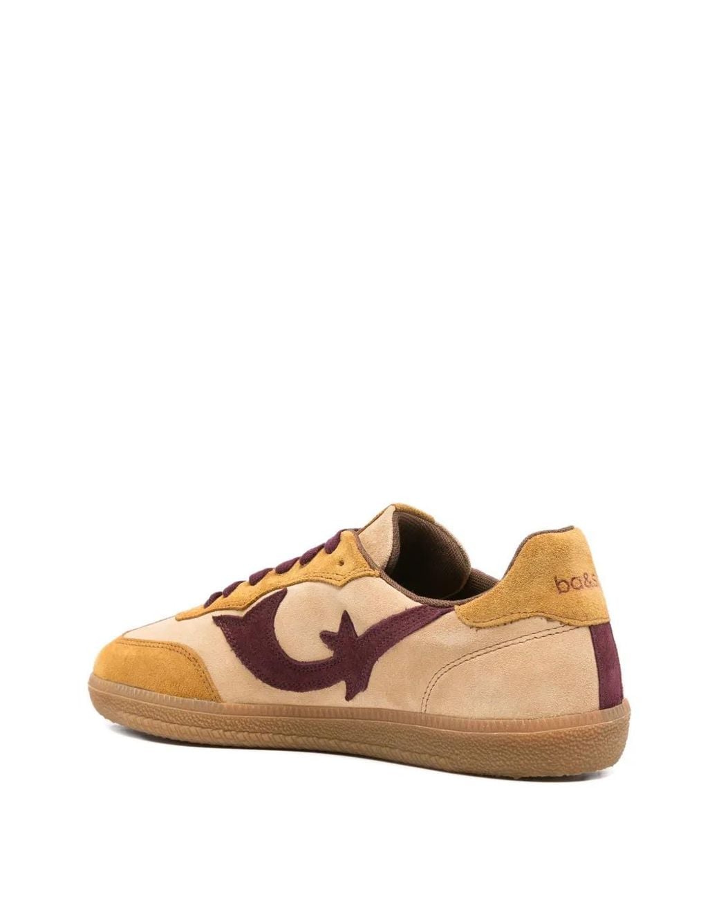 Ba&sh Brown Crew Suede Sneakers