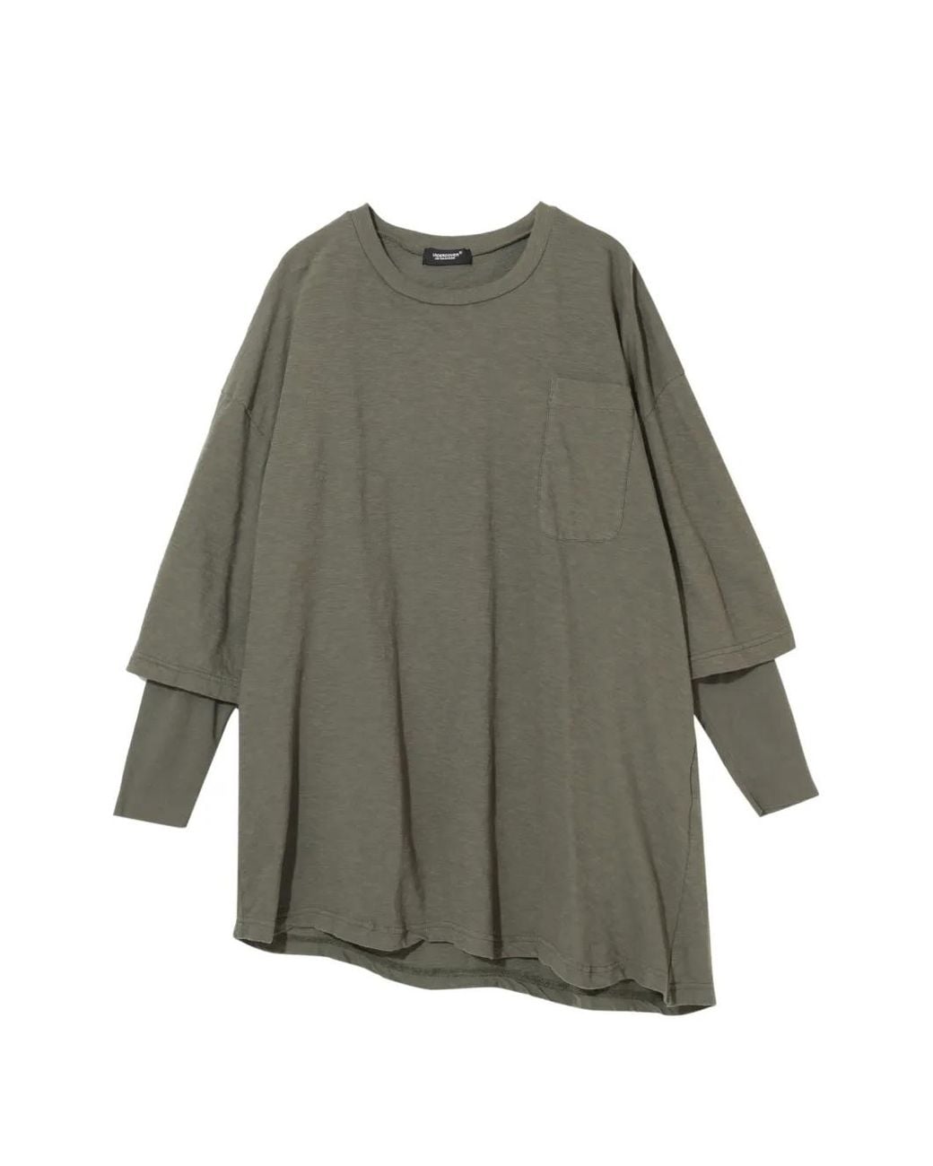 Undercover Gray Pocket Sweater for men