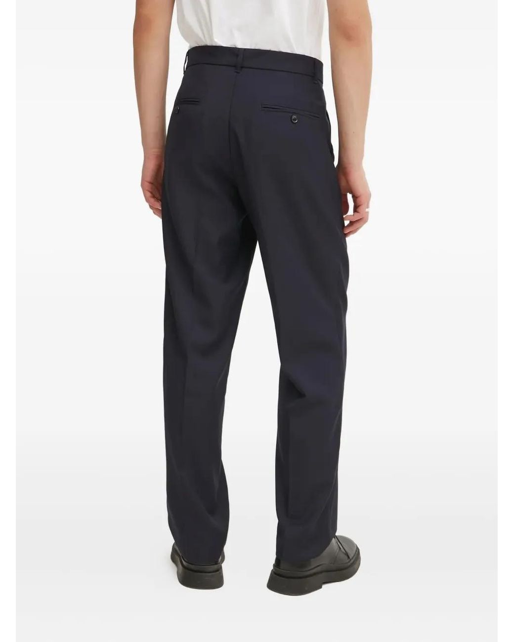 Samsøe & Samsøe Gray Straight-Leg Trousers for men