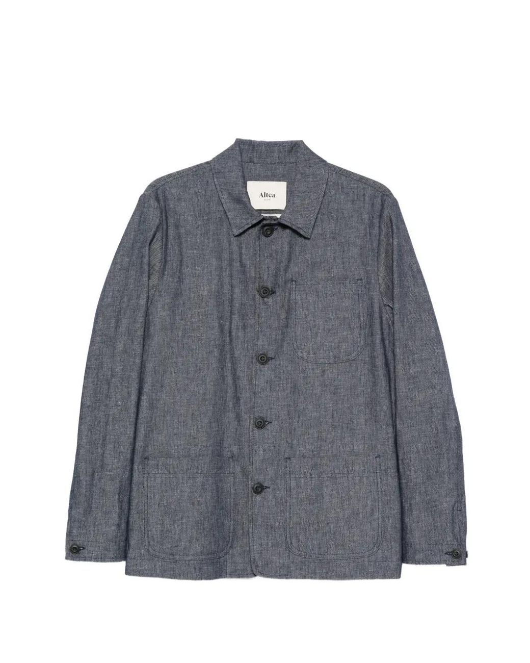 Altea Gray Buttoned Pocket Jacket for men