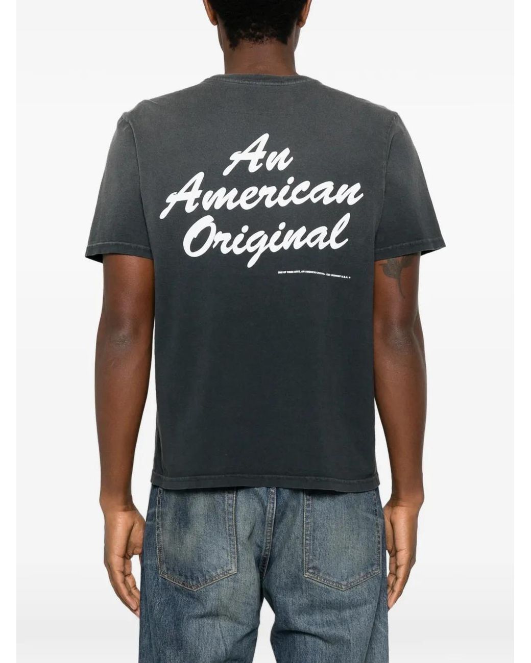One Of These Days Black Graphic-Print T-Shirt for men