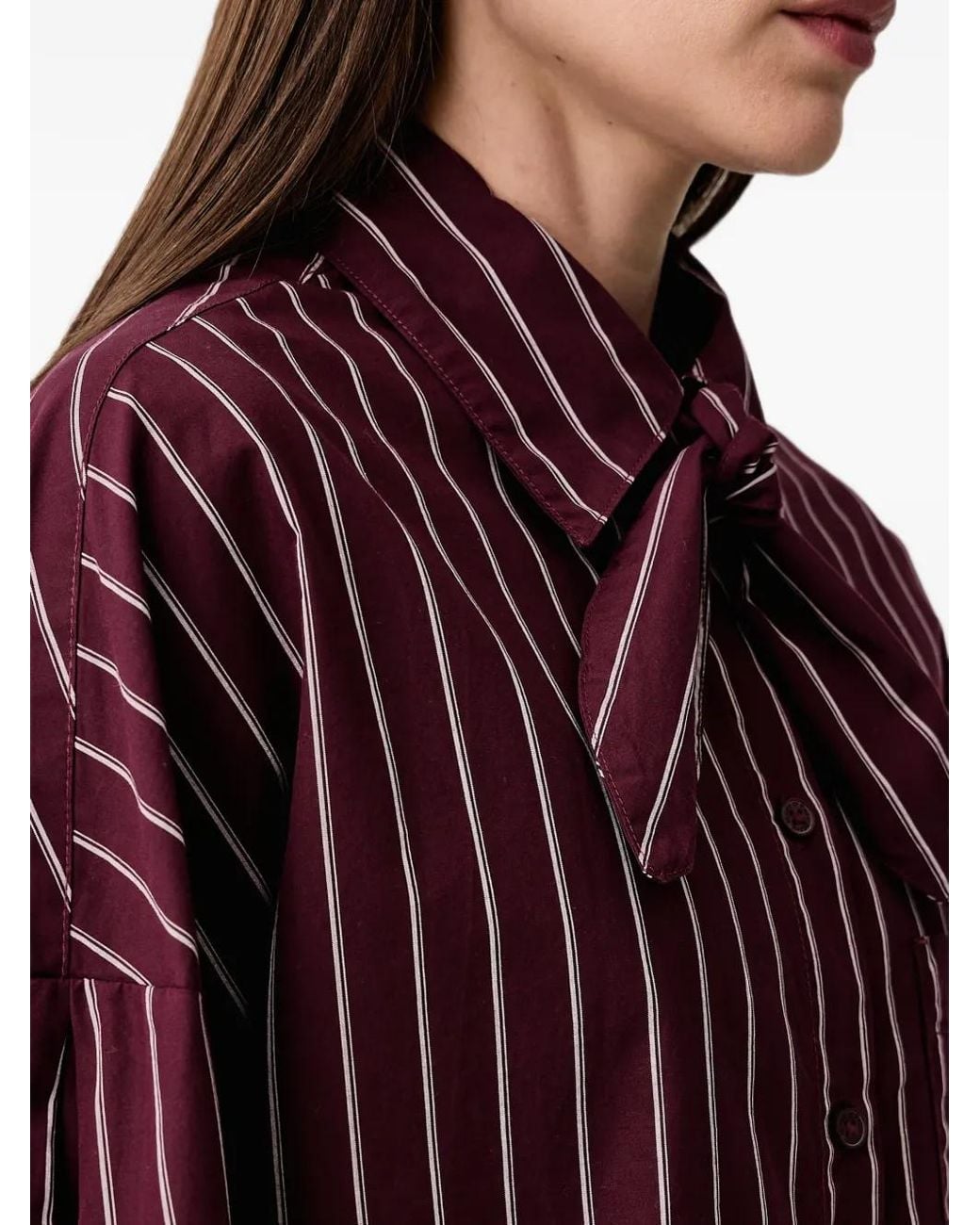 Marc O' Polo Red Striped Shirt