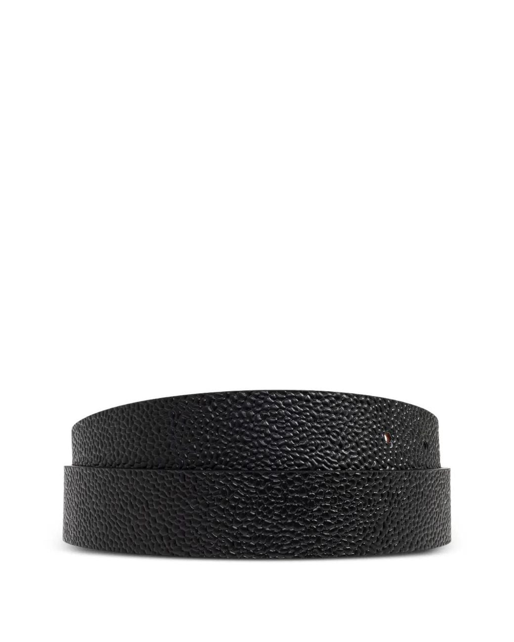 DSquared² White Textured Buckle Belt for men