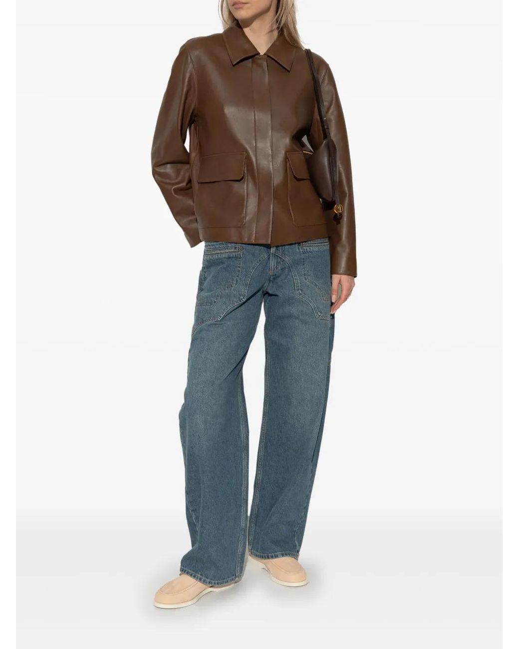 Le Silla Natural Suede Loafers