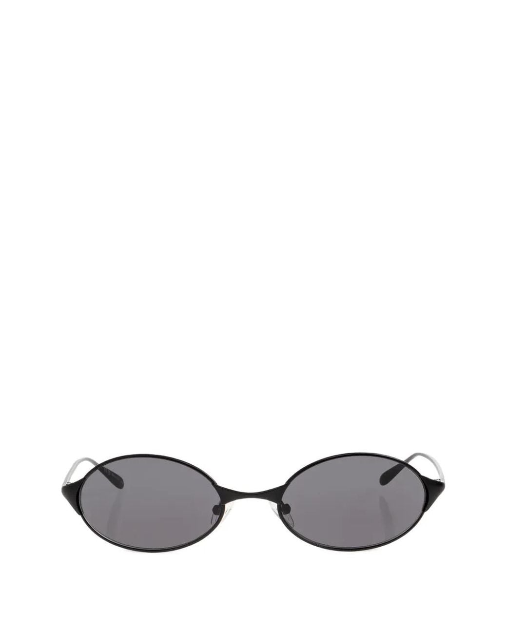 McQueen Metallic Neo Oval-Frame Sunglasses