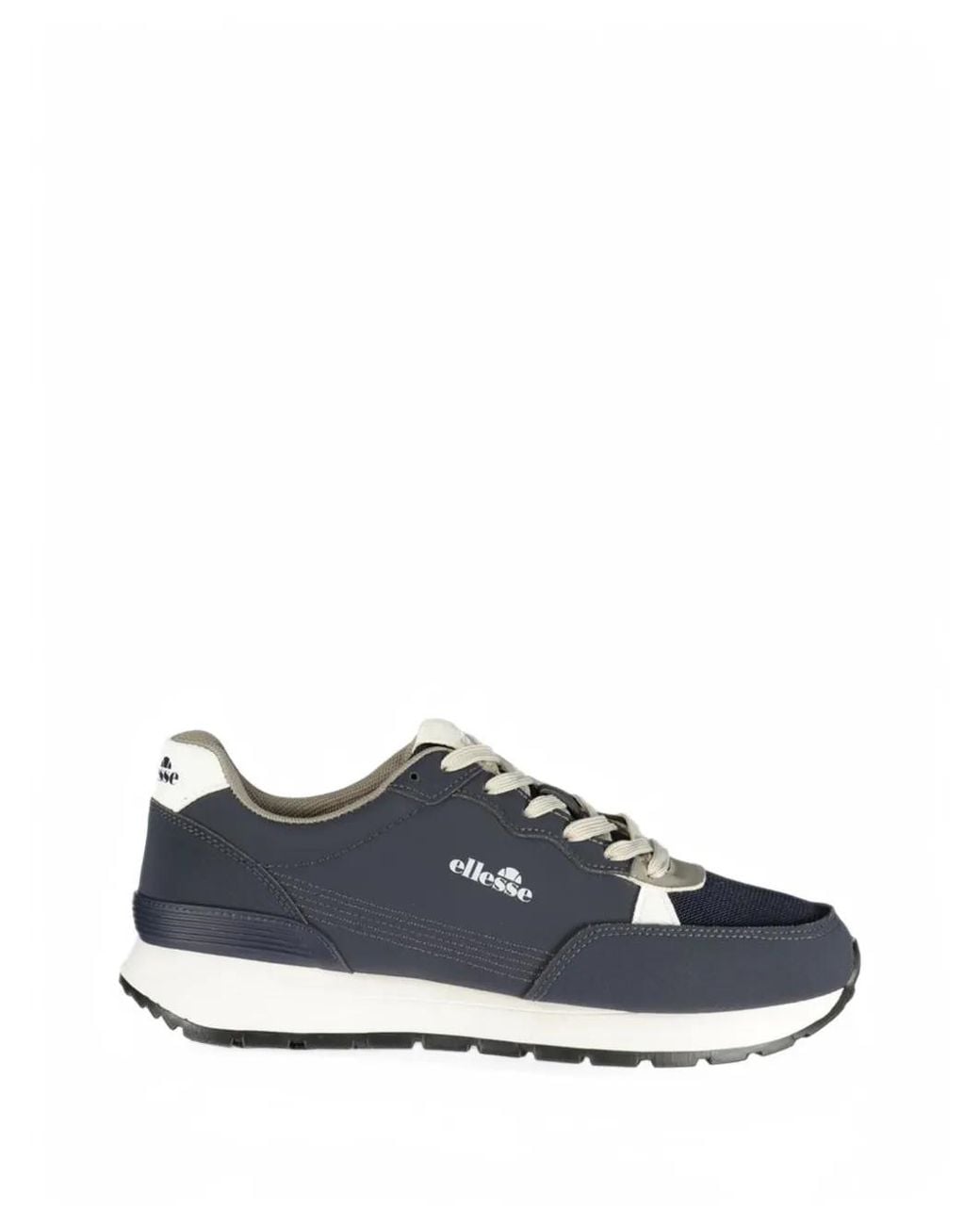 Ellesse White Panelled Logo-Print Sneakers for men