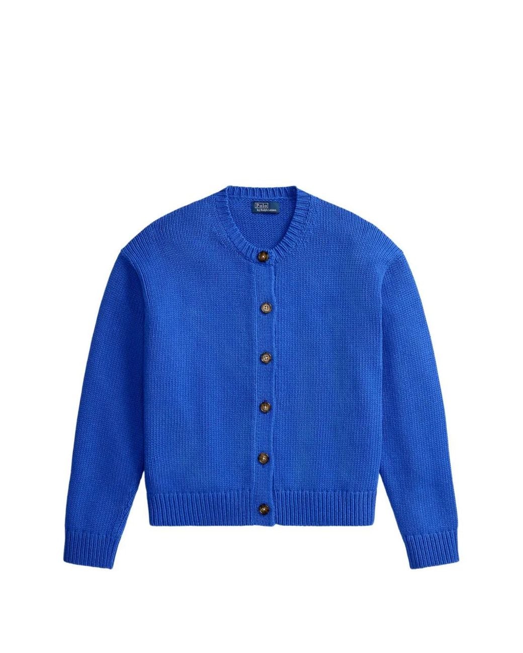 Polo Ralph Lauren Blue Button-Up Cardigan