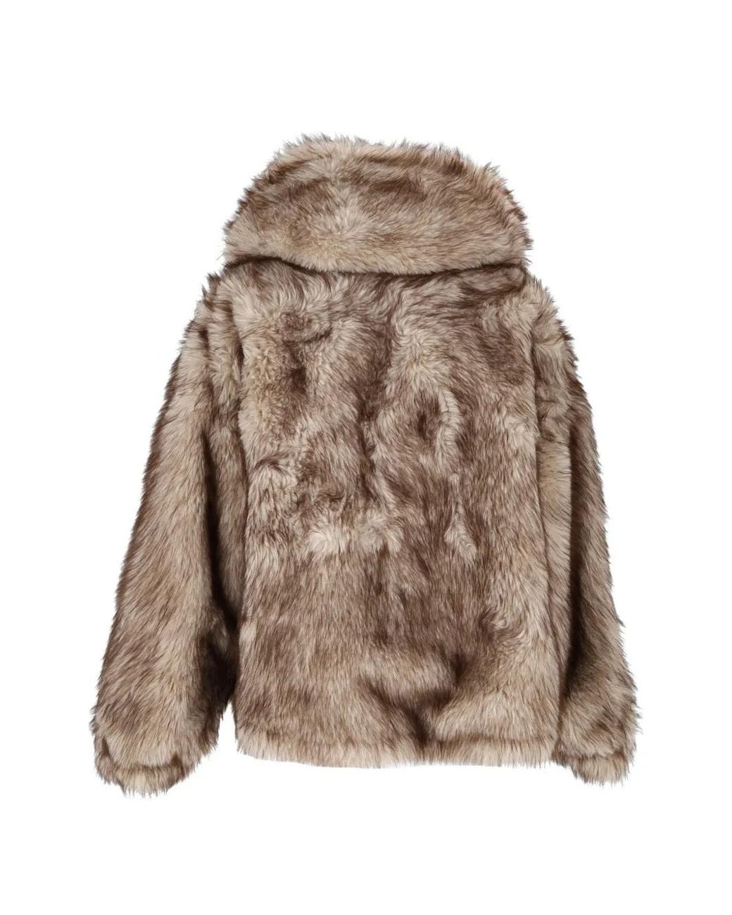 Bully Natural Faux-Fur Trim Hooded Jacket