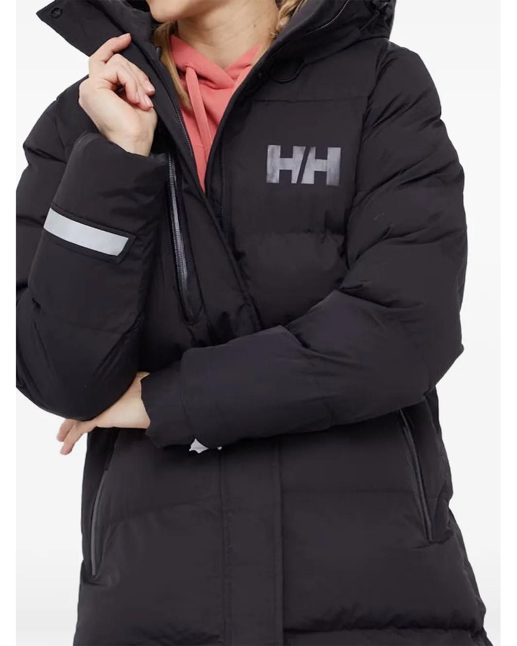 Helly Hansen Black Adore Hooded Padded Jacket