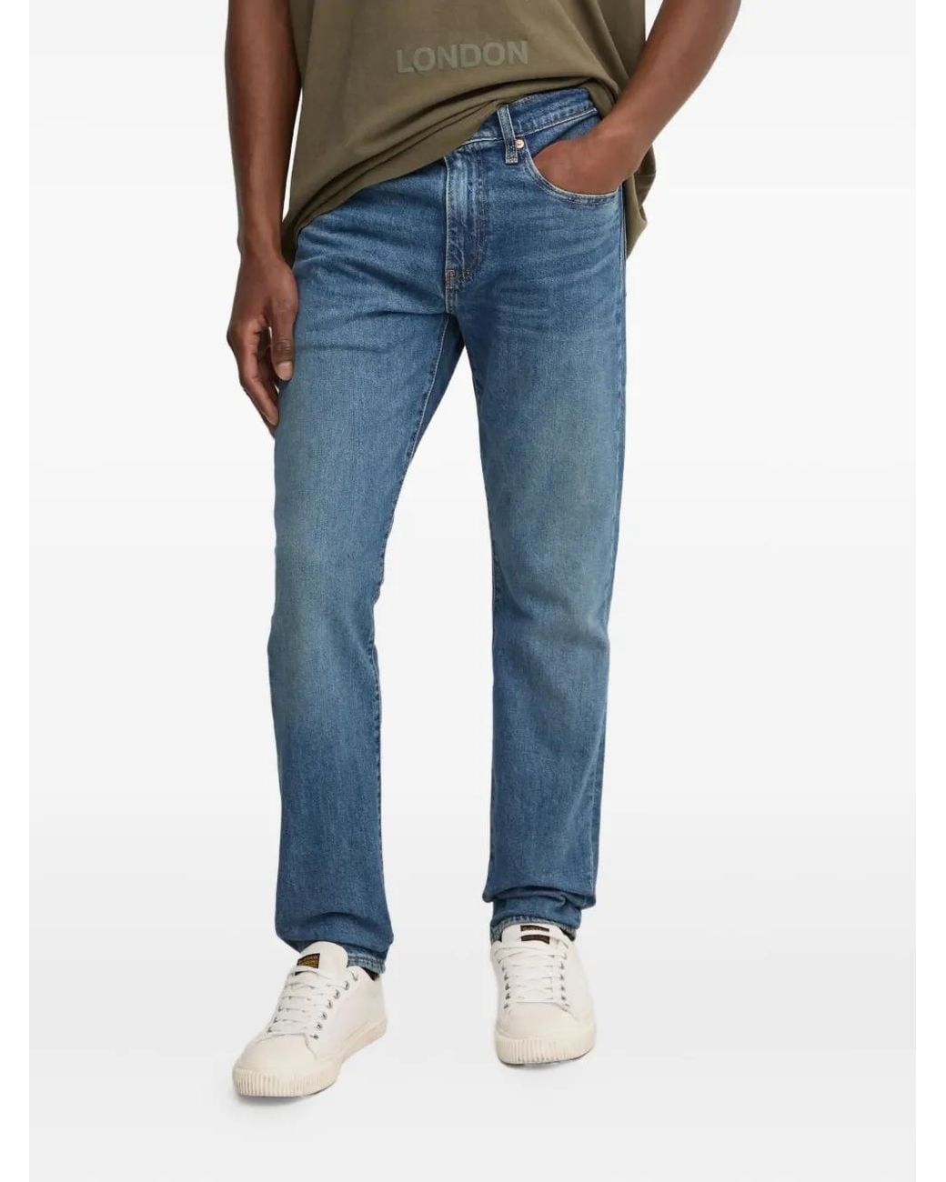Levi's 502 Jeans Mit Logo-Patch in Blue für Herren