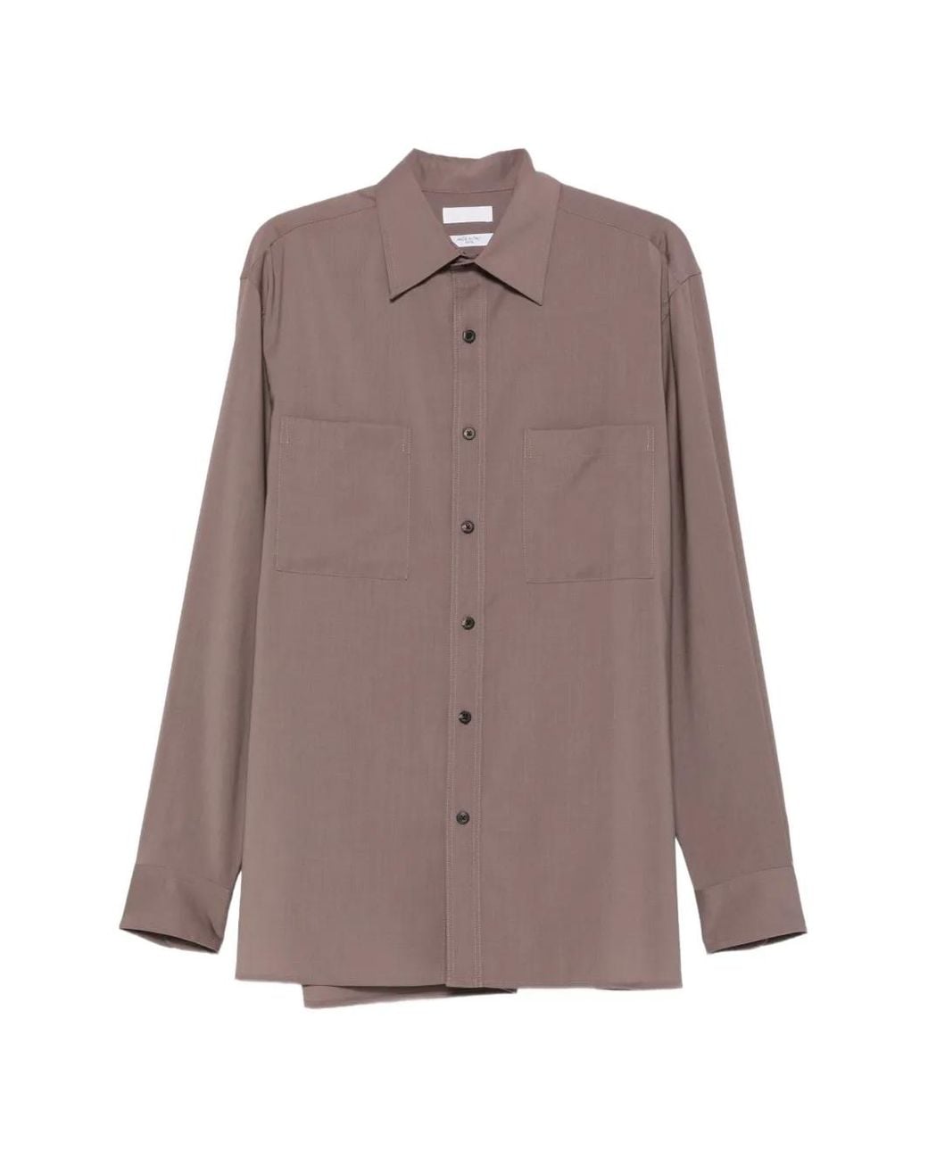 Cellar Door Brown Paul Patch-Pocket Shirt for men