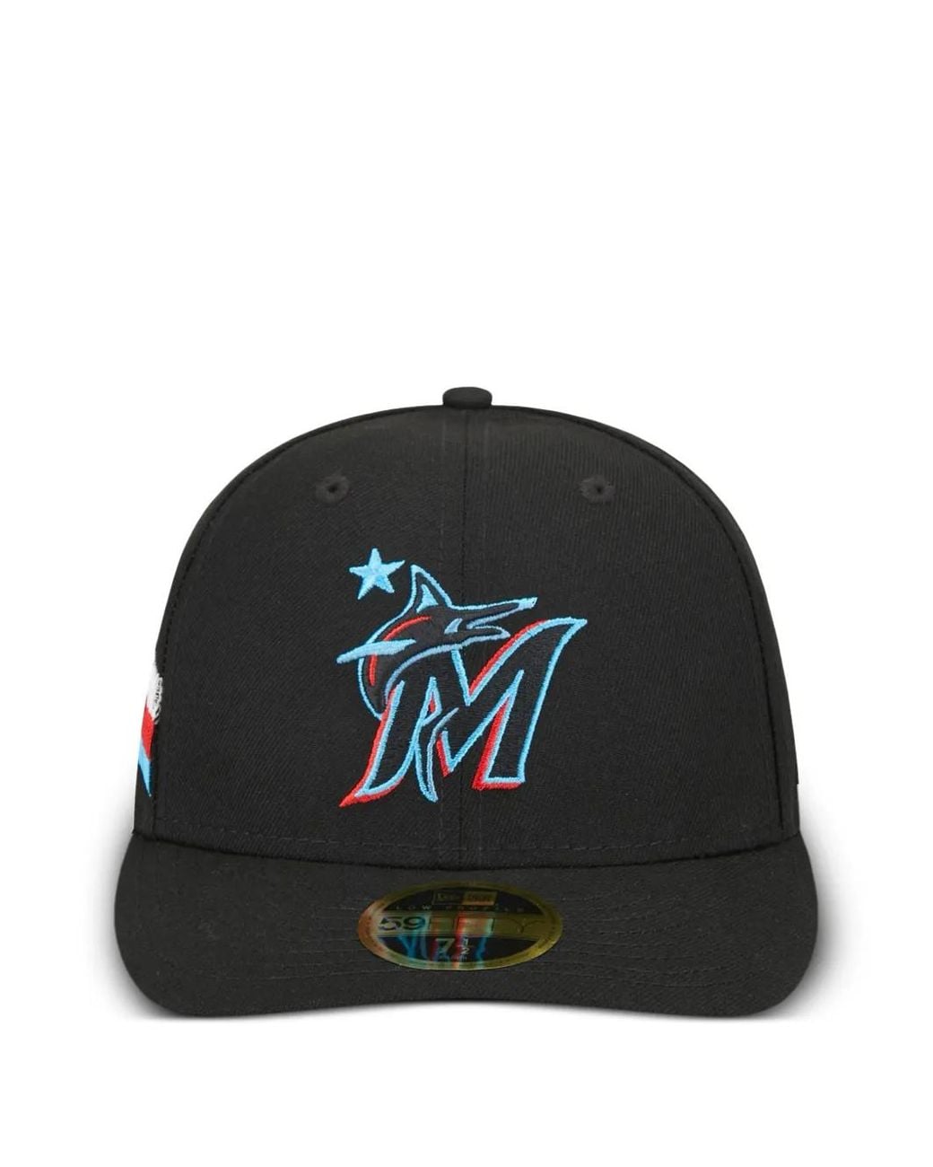 KTZ Black X Mlb Miami Marlins 2023 All Star Game 59Fifty Baseball Cap for men