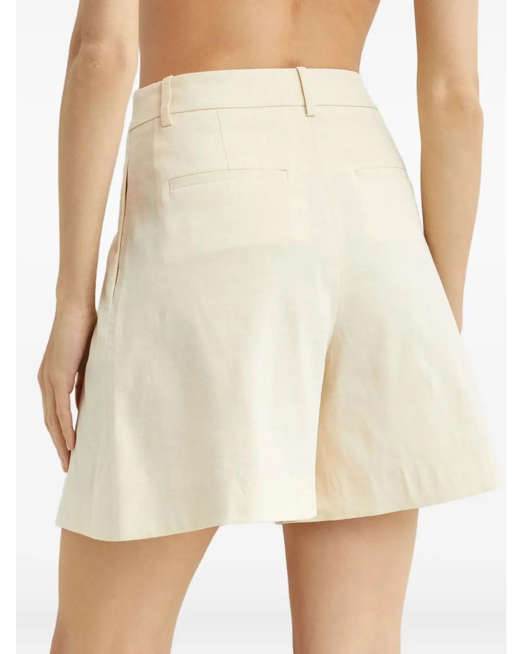 Theory Geplooide Shorts in het Natural