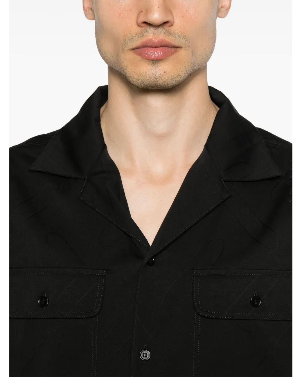 Marni Black Big Confetti Shirt for men