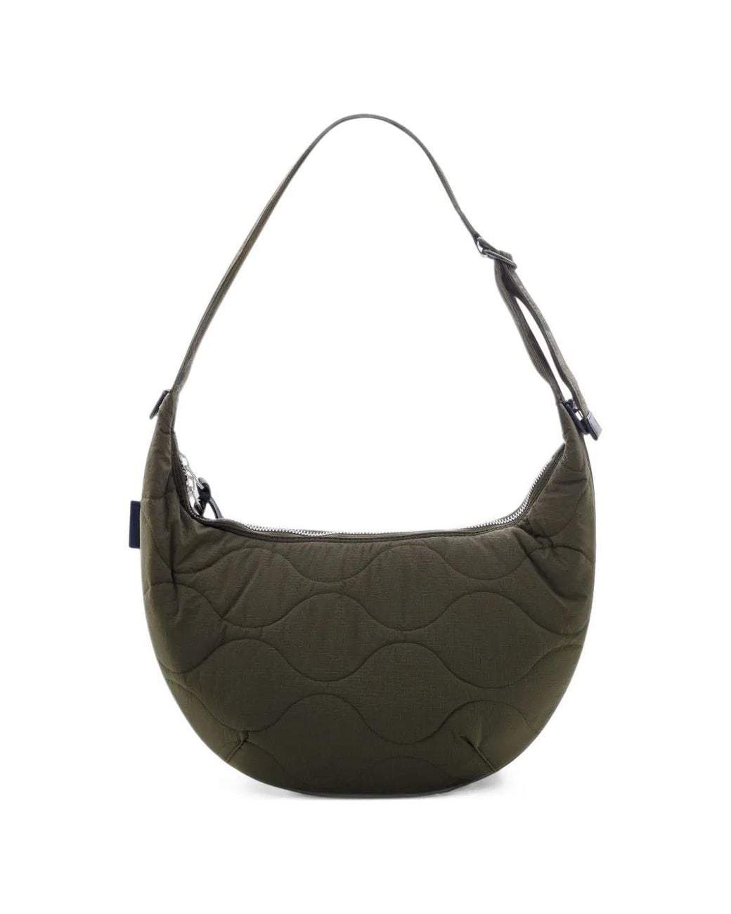 Comme des Garçons Gray Quilted Ripstop Shoulder Bag for men
