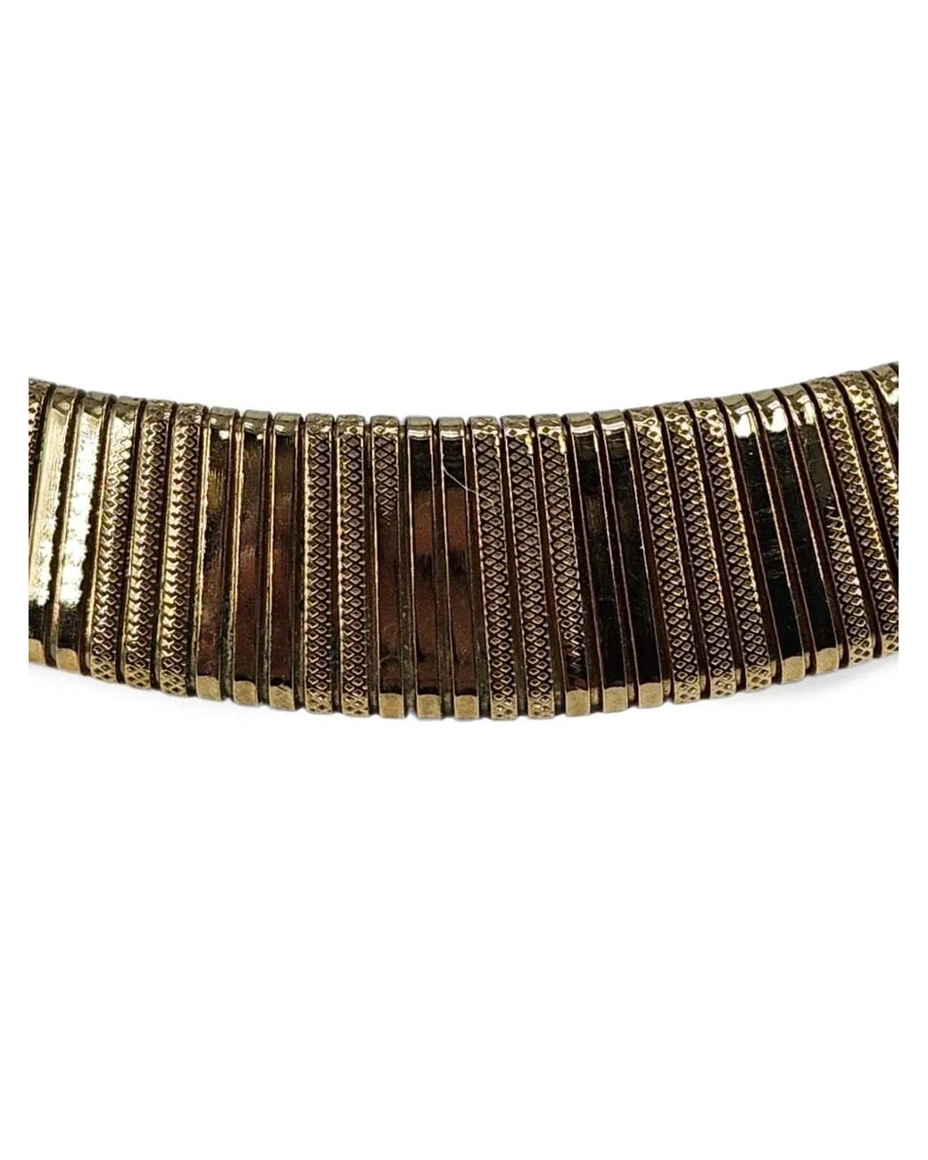 Madison Maison Metallic 1970S Omega Collar Necklace