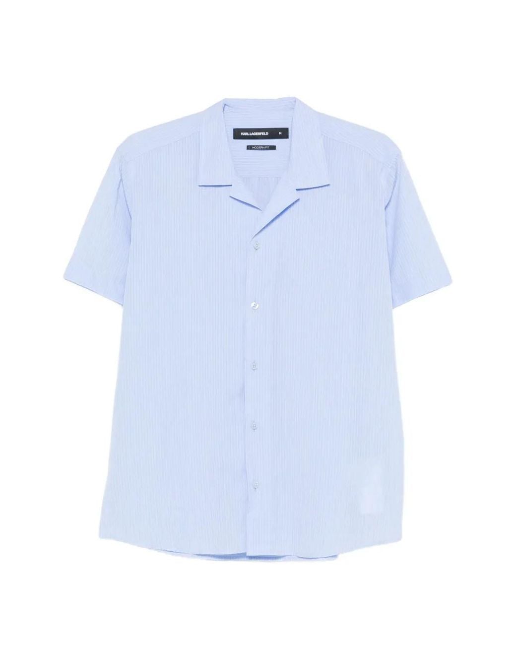 Karl Lagerfeld Blue Chemise À Rayures for men