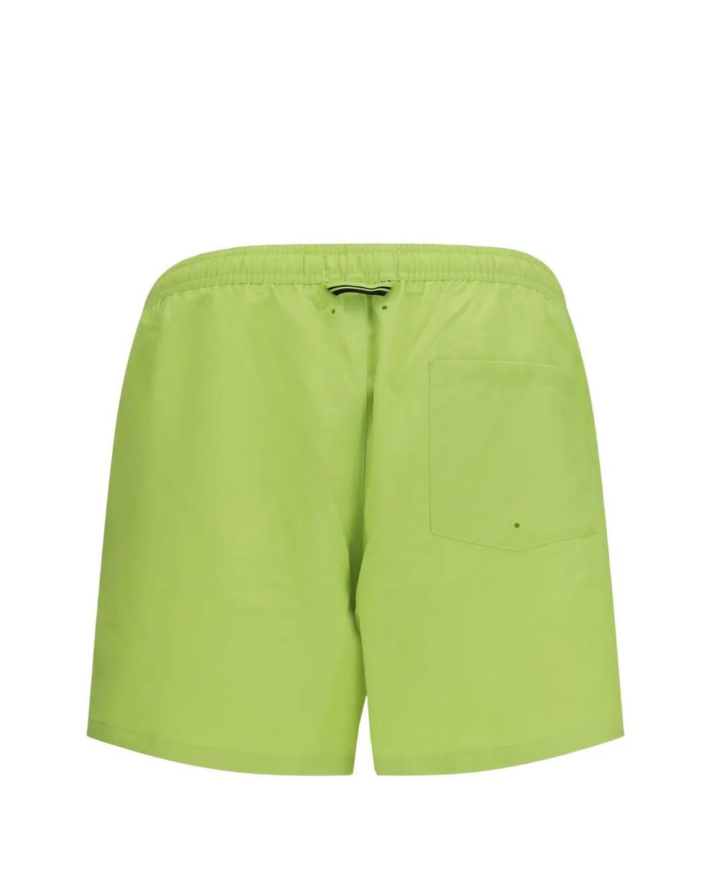Fred Perry Green Logo-Embroidered Drawstring Swim Shorts for men