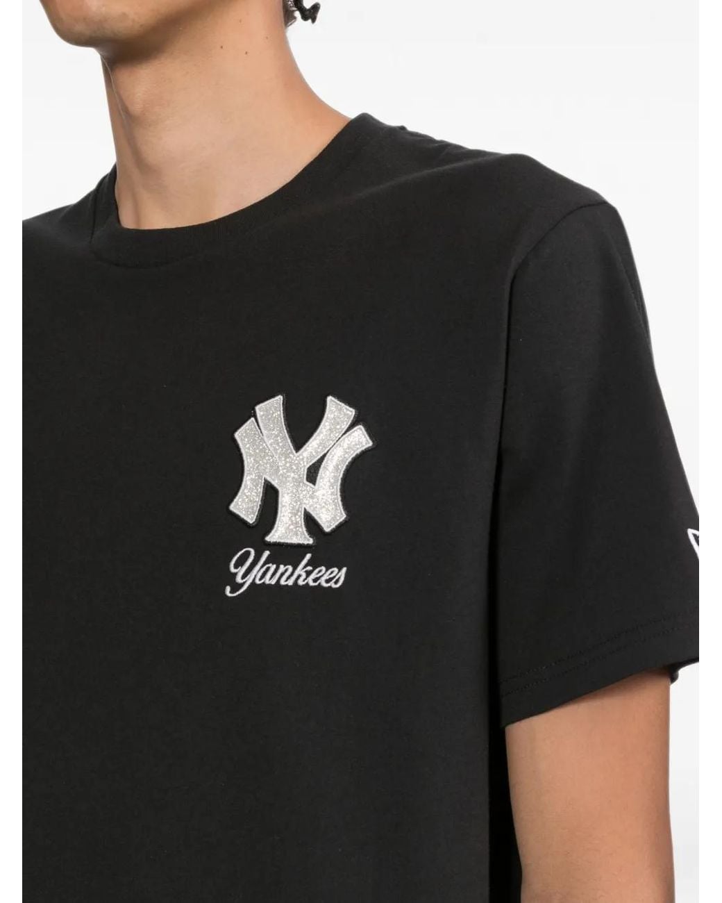KTZ Black Logo-Patch Cotton T-Shirt for men