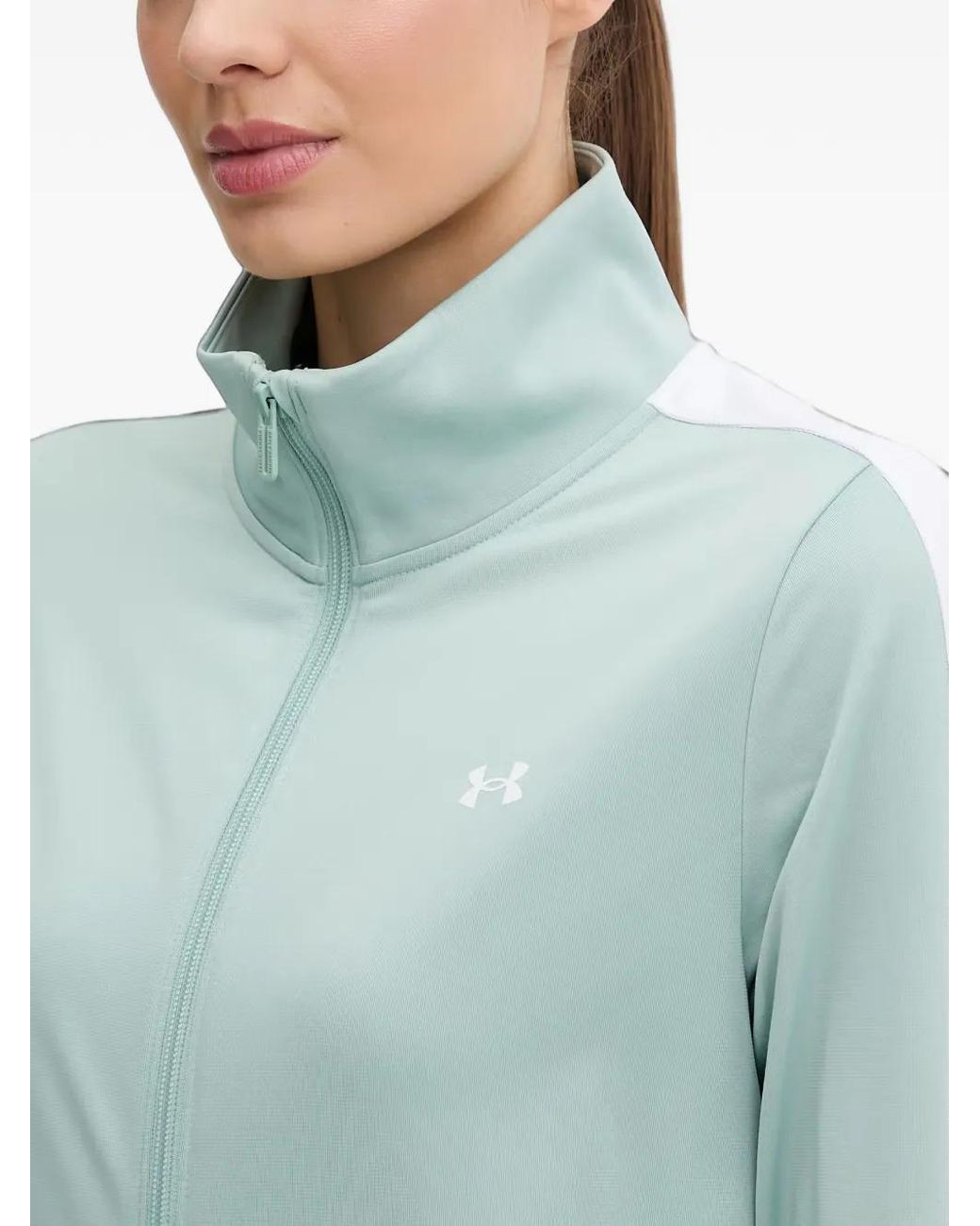 Under Armour Blue Tricot Logo-Print Tracksuit