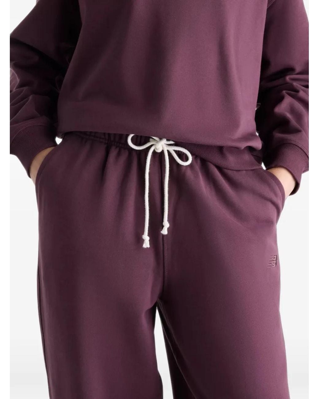 New Balance Purple Athletics French-Terry Jogger