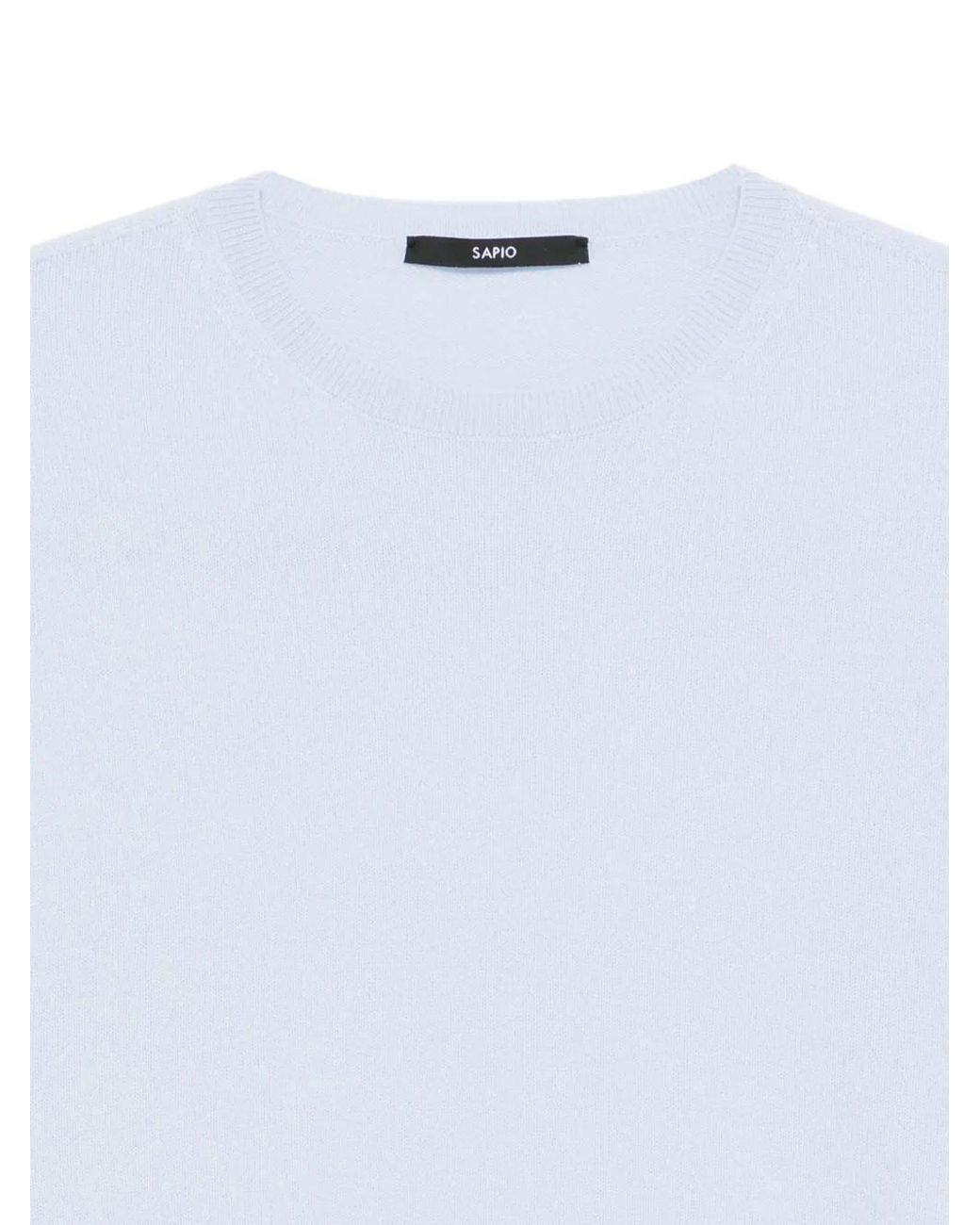 SAPIO White Crew-Neck Sweater