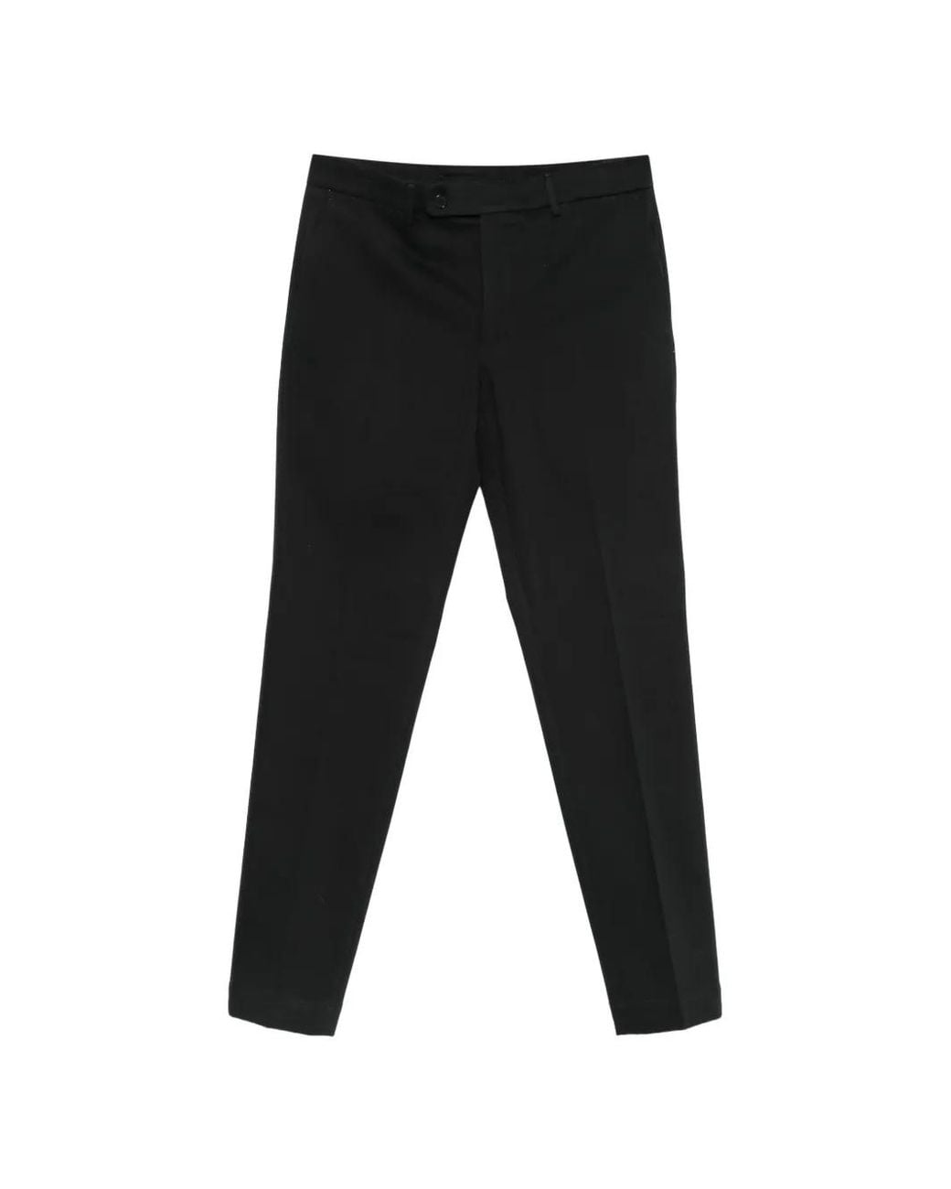 Slowear Black Pressed-Crease Chinos for men
