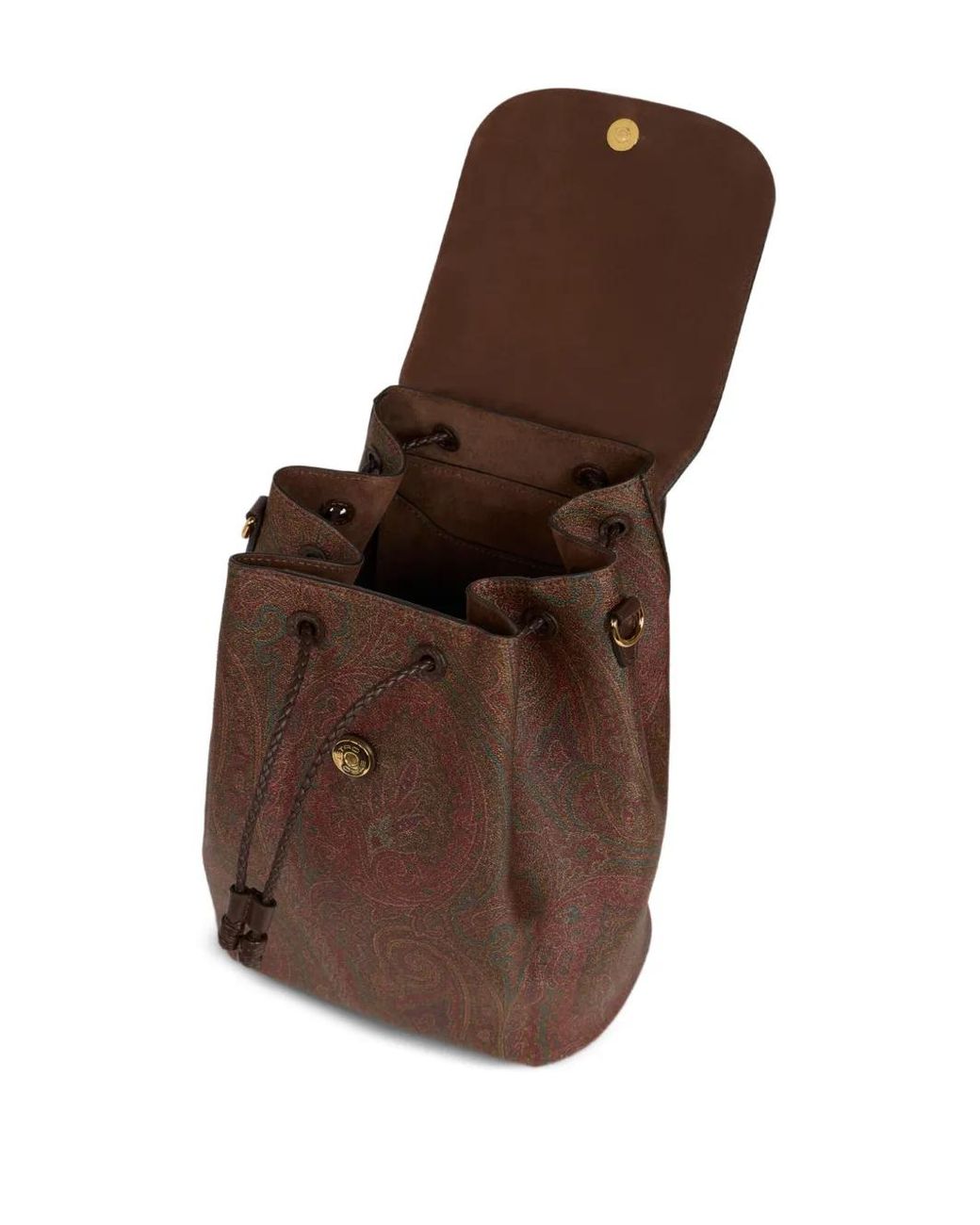 Etro Brown Essential Medium Arnica Backpack