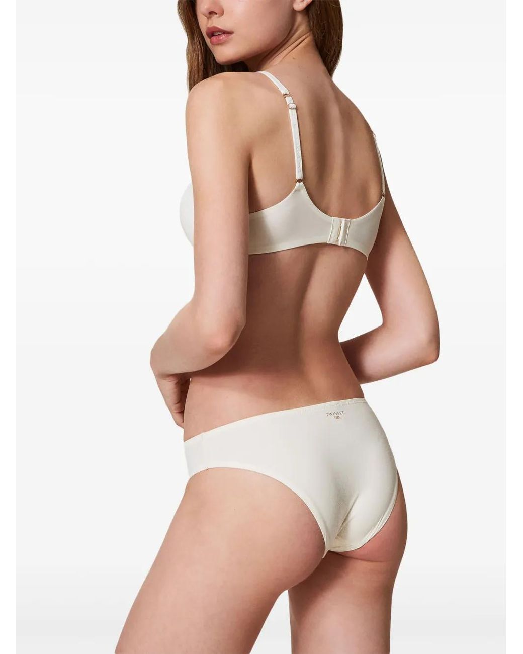 Twinset Natural Charmeuse Briefs