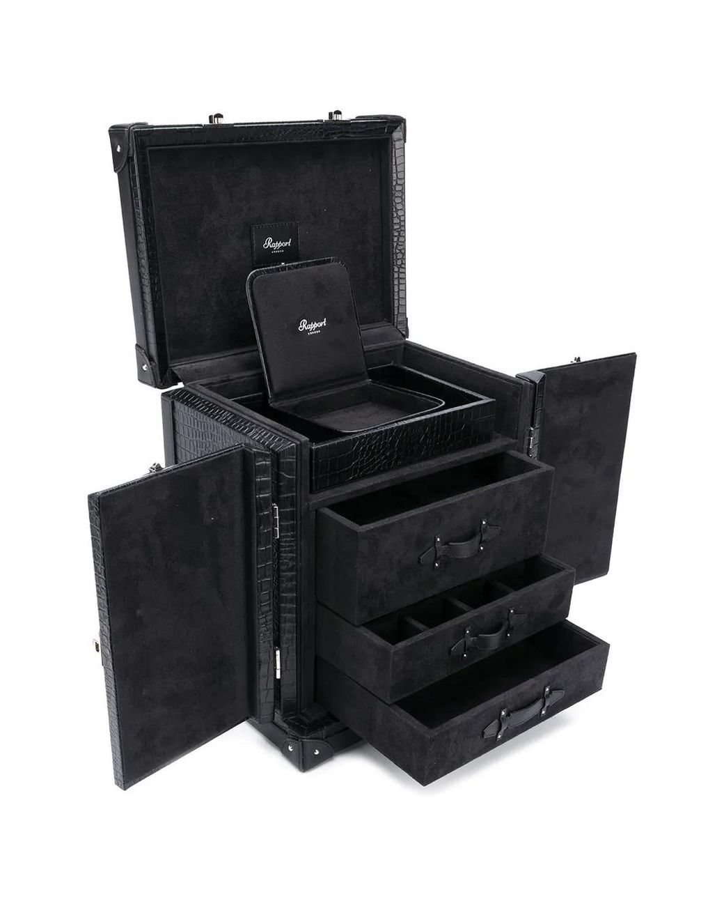 Rapport Black Brompton Gentleman's Trunk Watch Case