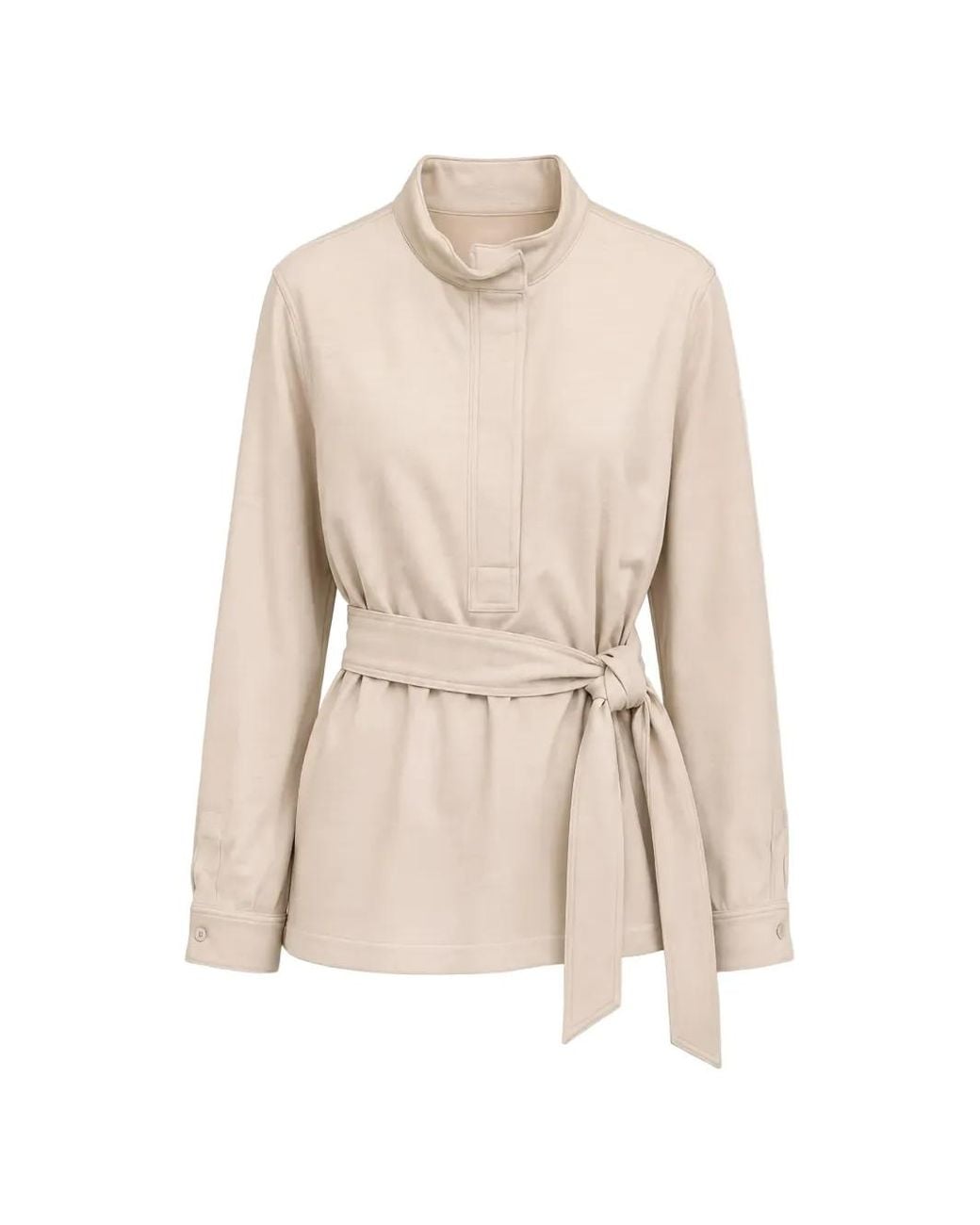 Twp Natural Tamzin Belted Blouse