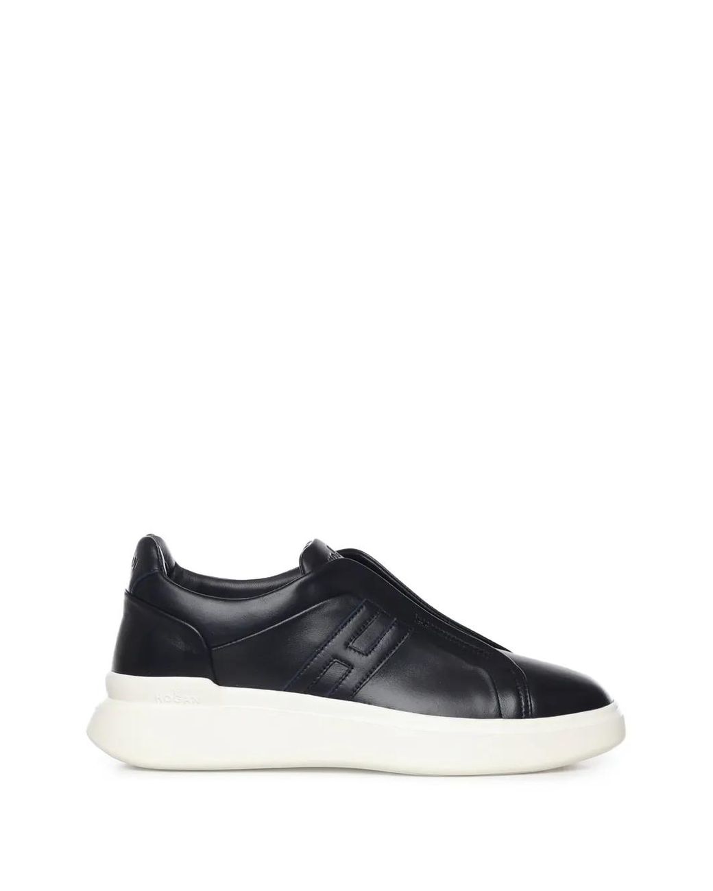 Hogan Blue Leather Sneakers for men
