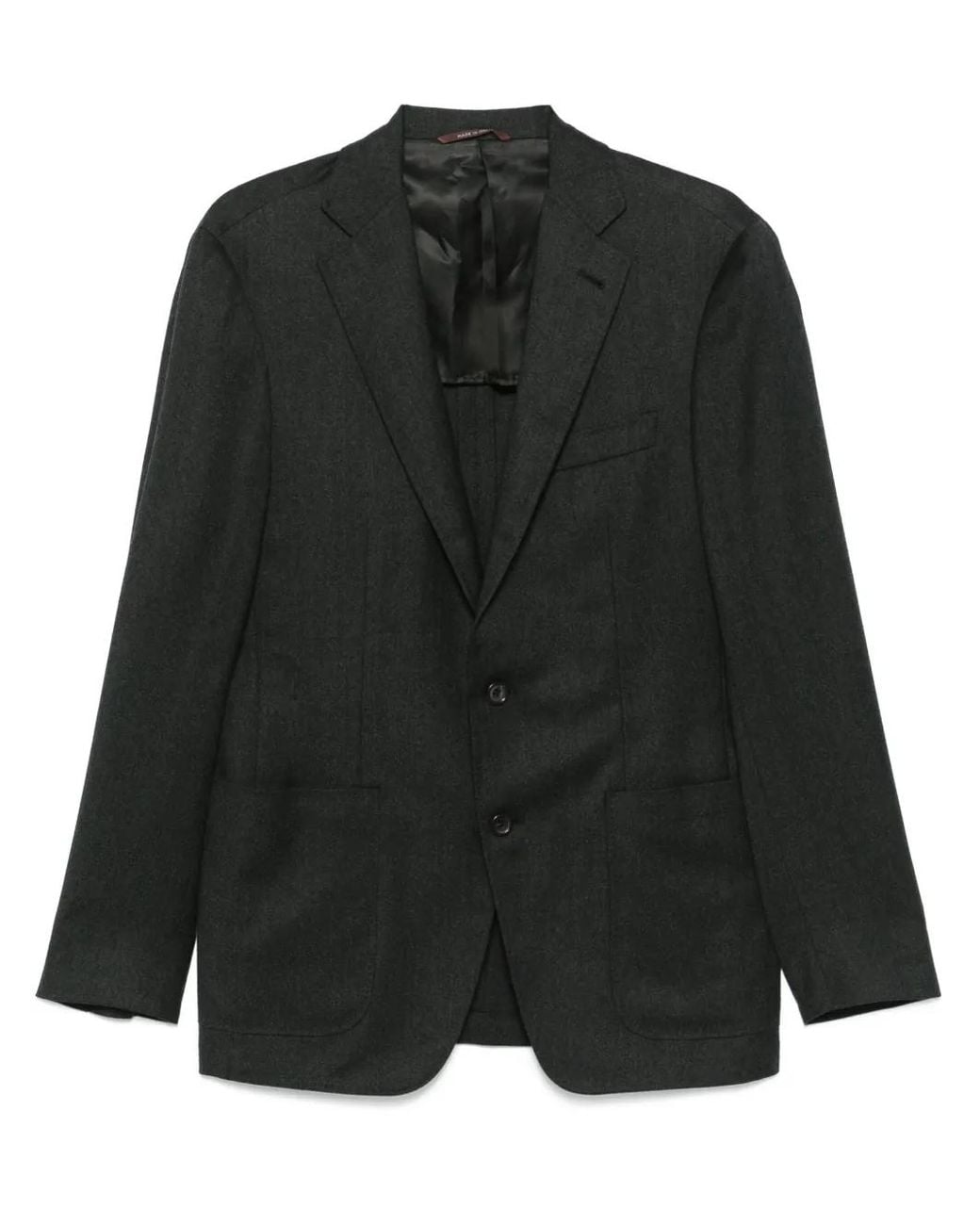 Canali Black Wool Blazer for men