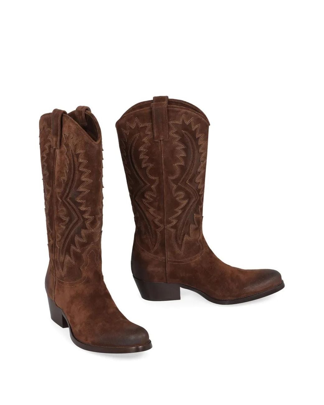 Sartore Brown Leather Boots