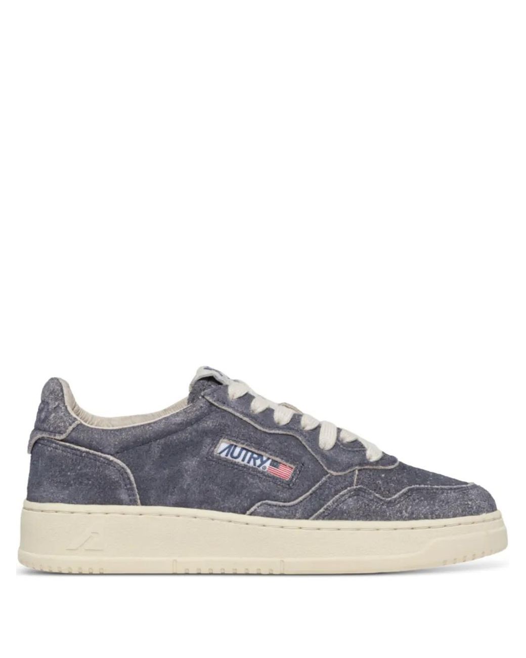 Autry Blue Medalist Low Sneakers